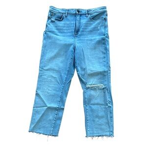 Lauren Conrad Super High Rise Slim Straight Denim Jeans Size 14